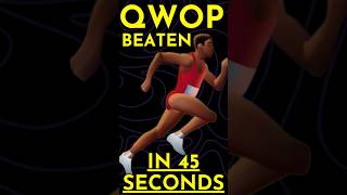 The QWOP World Record is 45 seconds 😵‍💫 Think you could beat it nostalgia 2000s speedrun [upl. by Maker198]