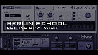 Berlin School  Creating a basic patch [upl. by Ydnic]