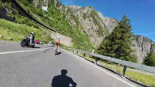 Hyperlapse Descent from Andermatt to Wassen Switzerland [upl. by Atalayah]