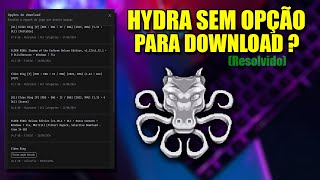 HYDRA SEM OPÇÕES DE DOWNLOAD  ADICIONANDO FONTES DE DOWNLOAD [upl. by Cichocki]