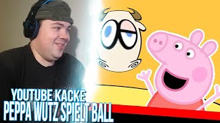 Peppa Wutz Spielt Ball  Tom und das Erdbeermarmeladebrot mit Honig YTK  REAKTION [upl. by Karola]