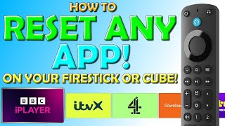 How To Reset ANY app on your Firestick or Cube [upl. by Bruis]