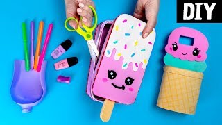 DIYS SUPER FOFINHOS 🧁 Estojo Case Maquiagem e Suporte de Celular 🍧 [upl. by Yenalem]