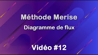 Merise 12  Diagramme de flux [upl. by Kelson]