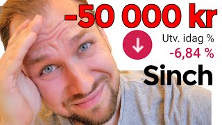 50 000 kr på 2 veckor på mina aktier i SINCH Därför gick aktierna ner [upl. by Adalard]