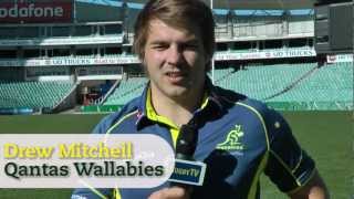 Drew Mitchell Talks Rugby Rewards [upl. by Guglielmo]