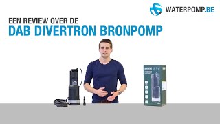 DAB Divertron Bronpomp  Onderwaterhydrofoor  Review [upl. by Aronle]