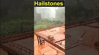 Hailstones hailstones hailstone hailstorms hailstorm [upl. by Felice]