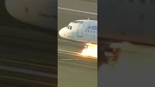 Cool calm collected JetBlue crew JetBlue emergency landing into Los Angeles [upl. by Rumit]