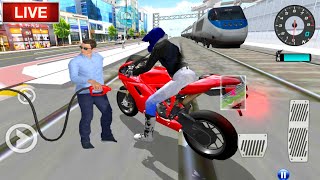 ✅3D Driving Class Simulator  Bullet Train Vs Motorbike  Bike Driving Game  Android Gameplay [upl. by Nosahc87]