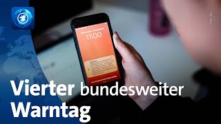 Bundesweiter Warntag Handy und Sirenenalarm um 11 Uhr [upl. by Alexa]