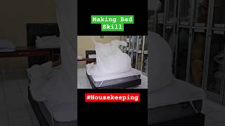 High skill of Making Bed housekeeping makingbed makingbed youtubeshorts [upl. by Enneicul904]