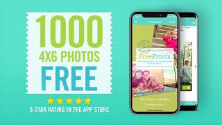 FreePrints The World’s Best Free Photo App iOS and Android [upl. by Standley]