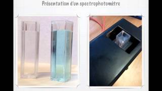 Présentation du spectrophotomètre [upl. by Eirrab]