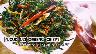 resepresipi pucuk ubi goreng crispy Krup krap Krup krap [upl. by Anihpled]