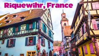 4K  RIQUEWIHR 🎄 Alsace Colmar  Amazing Places in the World  Most Beautiful Villages in France [upl. by Damick]