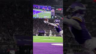 JORDAN ADDISON ONEHANDED TOUCHDOWN 🤯  📺 NBC [upl. by Atnad648]