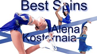 ALENA KOSTORNAIA  BEST SPINS  TOP20 [upl. by Bolt]