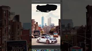 Designing slightly offsive car posters in Adobe Photoshop Pt2 [upl. by Xyla]