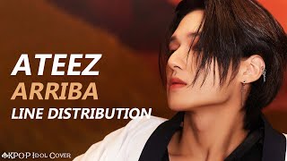 ATEEZ  ARRIBA  Line Distribution Color Coded [upl. by Sigler]