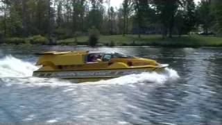 Dobbertin HydroCar  Water Test 4  Amphibious Vehicle [upl. by Helbonia941]