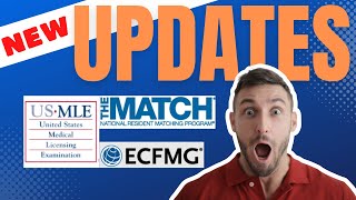 New Changes to the USMLE 2023 MATCH ECFMG Certification and MORE [upl. by Nannette]