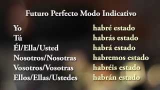 ESTAR  Futuro Perfecto de Indicativo  Conjugación de Verbos en español [upl. by Laroy]