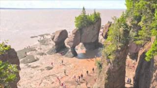 The Hopewell Rocks  OFFICIAL Time Lapse video of 456 foot tide [upl. by Clercq]