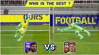 ALISSON vs M TER STEGEN Comparison  eFootball 2023 Mobile [upl. by Leihcim]