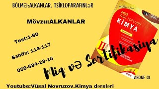 Alkanlar test 160DİM toplu II hissə 2023 Səh 114117 0505842814 [upl. by Samuelson84]