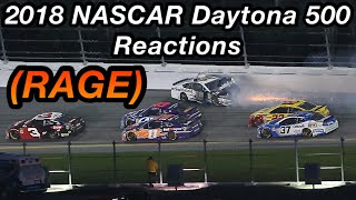 2018 NASCAR Daytona 500 Reactions RAGE [upl. by Brita]