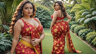 Lots of Saree Styles With Red and Yellow Color  Tips and Inspiration [upl. by Whitten]