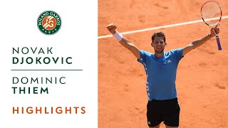 Novak Djokovic vs Dominic Thiem  SemiFinal Highlights  RolandGarros 2019 [upl. by Naves]