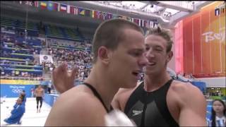 Cesar Cielo 50m freestyle Olympic Beijing 2008 [upl. by Buchalter]