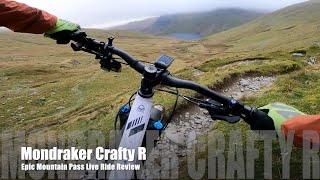 Mondraker Crafty R EBike Garburn Pass and Nan Bield Live Ride Review [upl. by Brandais]