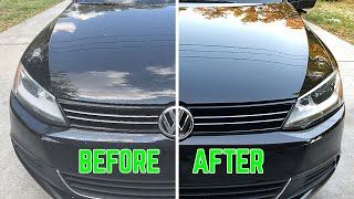 Complete Car Detail and Ceramic Coating Volkswagen  How To [upl. by Yrreg]