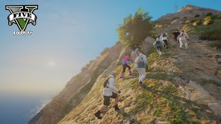 HIKING  MENDAKI GUNUNG TERINDAHTINGGI DI GTA 5  GTA 5 ROLEPLAY [upl. by Nnayt]