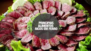 ALIMENTOS RICOS EM FERRO [upl. by Wedurn]