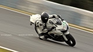 Suzuki GSXR 750 with Jardine GP1 Exhaust  Overview Startup Revs Onboard and Top Speed [upl. by Yessac]