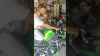 hk bike point rajkot 9924111914 z800 kawasaki [upl. by Aihcsrop]