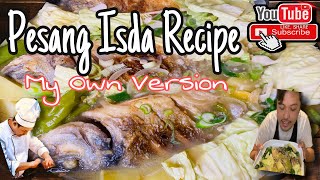 Pesang Isda with BAGOONG Recipe  Fish in Ginger Soup  My version Recipe [upl. by Ecinerev]