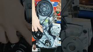 Timing belt tensioner fastenerautomobile engine video [upl. by Nov]