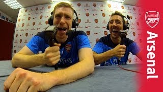 UnClassic Commentary  Per Mertesacker amp Santi Cazorla [upl. by Harak465]