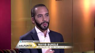 Jorge Ramos habla con el Alcalde de San Salvador Nayib Bukele Agosto 2015 [upl. by Ranchod]