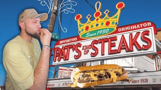 PROBÉ EL PRIMER PHILLY CHEESESTEAK DE LA HISTORIA PATS  USA TOUR 27 [upl. by Gnues576]