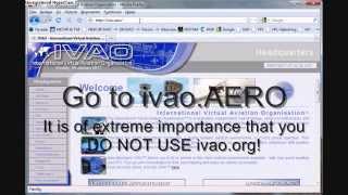 IVAO Tutorial Getting started in 4 minutes [upl. by Aramac]