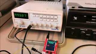 MSP430 Launchpad Frequency Counter [upl. by Innob]