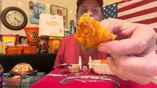 Popeyes® New 🐓🥵Boneless Chicken Wings Review [upl. by Jerroll]