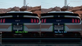 Need for Speed Payback  Xbox One S vs Xbox One X  Frame Rate Comparison [upl. by Alyda]