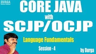 Core Java with OCJPSCJP Language Fundamentals Part4  Literals Part1 [upl. by Nolur96]